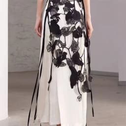 DCABT High Waist Runway Irregualr Hollow Out Skirts Women Spring Autumn All Match Hole Black Tassel Lace Skirt See Through102A