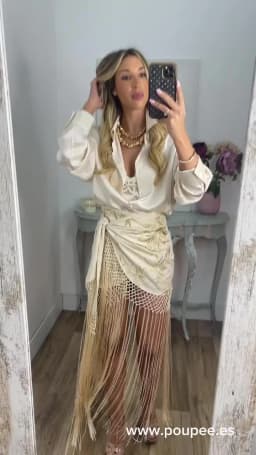 Eleganttassel Embroidered Hem Skirts Women Fashion Mesh Hollow Out Short Kilts 20265 Chic Summer New Female Beach Holiday Skirt