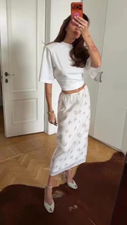 Linad Vintage Loose Print Long Skirts Woman 2026 Street Chic Mesh High Waist Straight Skirts Summer Casual Bows Skirt Female