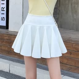 Korean Style Women's Pleated Skirt Mini High Waist Japanese Wardrobe Malfunction-proof Dancing Skater Skirt