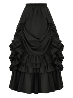 Summer Y2k Gothic Retro Lolita Skirt Women Medieval Vintage Cake Skirt Fashion Cosplay Costume Fluffy Layered Puffy Skirt New