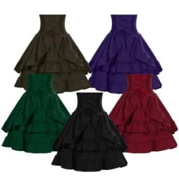 Summer Y2k Gothic Retro Lolita Skirt Women Medieval Vintage Cake Skirt Fashion Cosplay Costume Fluffy Layered Puffy Skirt New