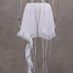 Sexy Lace White Asymmetrical Midi Skirts Street Chic Satin High Waist Slim Skirt Summer Casual Solid Skirt Female 2025