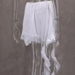 Sexy Lace White Asymmetrical Midi Skirts Street Chic Satin High Waist Slim Skirt Summer Casual Solid Skirt Female 2025