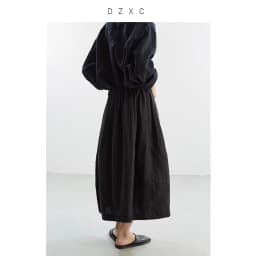New Chinese Style~Black Bud Skirt, Silk-Linen Jacquard Skirt, 2026 Spring-Summer New Collection