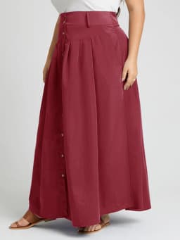 ZANZEA Cargo Skirts Elegant Women Evangelical Faldas Mujer Office Lady High Waist Saias Summer 2024 Casual Buttons Up Jupes