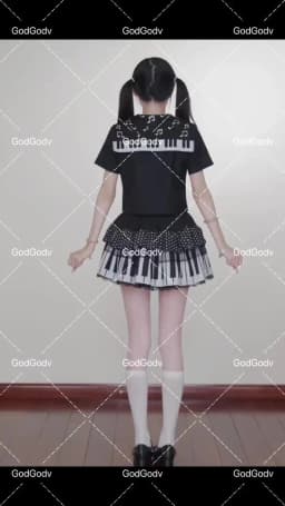 American Vintage Black White Piano Keys Skirts Y2k Slim Waist Ruched A-line Skirt Women 2026 Summer New Korea Style Chic Mujer