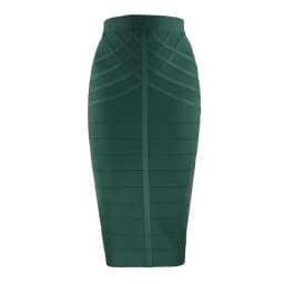 9 Colors Women Elegant Over Knee Bodycon Bandage Skirts Top Quality Elastic High Waist Office Lady Pencil Skirts High Street