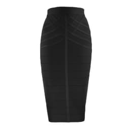 9 Colors Women Elegant Over Knee Bodycon Bandage Skirts Top Quality Elastic High Waist Office Lady Pencil Skirts High Street