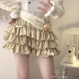 Y2K Sweet Ruffles Mini Skirt Women Kawaii Lolita Bow A Line Skirts Harajuku Japanese Cute High Waist Pink Blue Cake Skirt