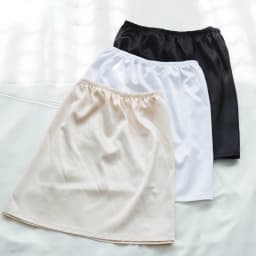Women Elastic Underdress Skirt Short Petticoat Stretch Satin Inner Wear Soft Half Slip Petticoat Lady Summer Skirt Accessories
