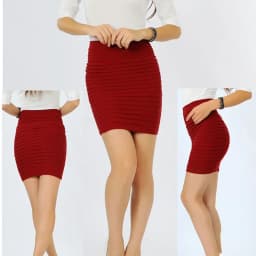 Summer Women Pencil Skirt Black 2026 High Waist Sexy Bodycon Skirt OL Office Slim Tight Korean Pleated Mini Skirts Female Jupe