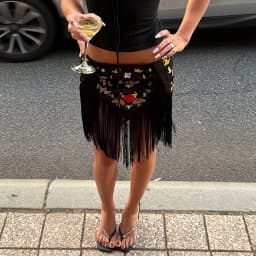 Embroidery Tassels Wrap Women's Maxi Skirt Lady's High Waist Skirt Casual Loose Long Skirts 2026 New for Holiday Party Commute