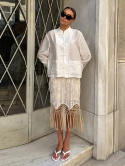 Embroidery Tassels Wrap Women's Maxi Skirt Lady's High Waist Skirt Casual Loose Long Skirts 2026 New for Holiday Party Commute