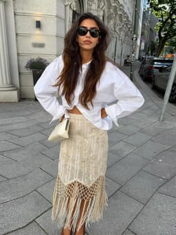 Embroidery Tassels Wrap Women's Maxi Skirt Lady's High Waist Skirt Casual Loose Long Skirts 2026 New for Holiday Party Commute