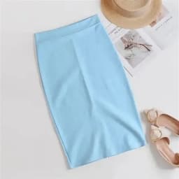 Fashion High Waist Office White Skirts Women 2026 Elegant Korean Bodycon Black Skirt Y2k Sexy Slim Knee Length OL Pencil Skirt