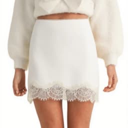 Women Y2k Satin Silky Mini Skirt Solid Color Lace Trim Patchwork Low Rise Short Skirt Cute Retro Half Slip Underskirts