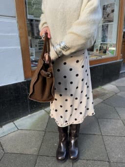 Fashion Women Dot Print Skirts 2000s Vintage Y2K Aesthetic See Through Low Rise Ruffled Hem White& Black Sheer Skirt Streetwear