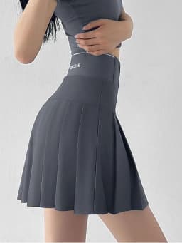 Streetwear High Waist Mini Pleated Skirts Women Korean Preppy Style Chic Short Faldas Elegant Black Safety Lined Tennis Saia