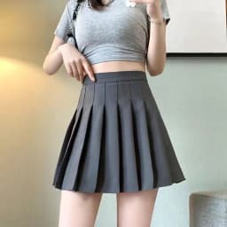 Streetwear High Waist Mini Pleated Skirts Women Korean Preppy Style Chic Short Faldas Elegant Black Safety Lined Tennis Saia