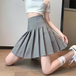 Streetwear High Waist Mini Pleated Skirts Women Korean Preppy Style Chic Short Faldas Elegant Black Safety Lined Tennis Saia