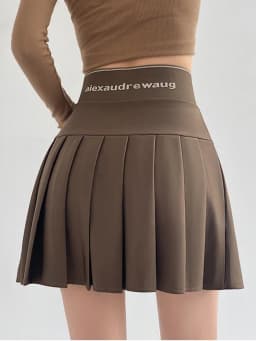 Streetwear High Waist Mini Pleated Skirts Women Korean Preppy Style Chic Short Faldas Elegant Black Safety Lined Tennis Saia