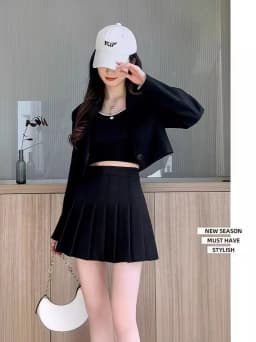 New Pleated Skirt for 2025 Womens Mini Skirts Japanese School High Waist Kawaii Cute Grey Plaid Skirt Uniform Harajuku Jupe