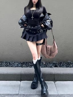 Black High Street Gothic Rivet Mini Skirt Woman Y2K Style Korean Fashion Aesthetic Skirts Elegant Retro A-line Denim Outfit 2025