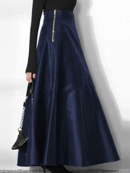 2023 Fashion Solid Mujer Faldas ZANZEA PU Leather Maxi Skirts Women's Elegant OL Long Saias Casual High Waist Zipper Jupe Femme