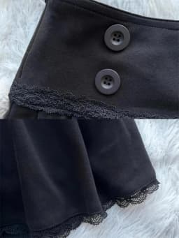Gothic Punk Halloween Women's Y2K Aesthetic Mini Skirt Kawaii Cute Casual Slim Chic Trendy Fashion Jirai Kei Lace Pleated Skirts