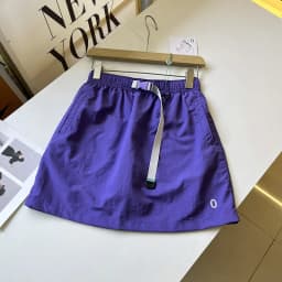 Elastic Waist Summer Skirt Women's Outdoor Quick-drying Thin Short Skirts Sports Pantskirt Vintage Have-Liner A-line Skirts 2025