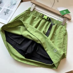 Elastic Waist Summer Skirt Women's Outdoor Quick-drying Thin Short Skirts Sports Pantskirt Vintage Have-Liner A-line Skirts 2025