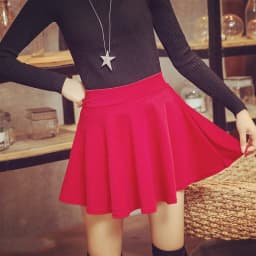 2025 New Summer Women's Style Korean Skirts Fashion Sexy Girl Mini Elastic Pleated Skirt for Female JYF Brand