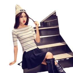 2025 New Summer Women's Style Korean Skirts Fashion Sexy Girl Mini Elastic Pleated Skirt for Female JYF Brand