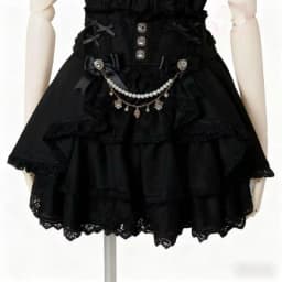 Japanese Lolita Y2k Lace Layered Skirt Women Anime High Waist Chic Ruffle Cake Skirt Kawaii Harajuku Sweet Mini Skirt
