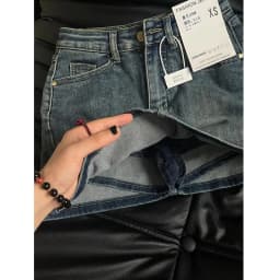 Vintage Blue Denim Skirt for Women Korean High Waist Sexy Slim Fit Mini Skirts Ladies Y2K Streetwear 90S Cowboy Bodycon Skirt