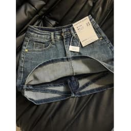 Vintage Blue Denim Skirt for Women Korean High Waist Sexy Slim Fit Mini Skirts Ladies Y2K Streetwear 90S Cowboy Bodycon Skirt