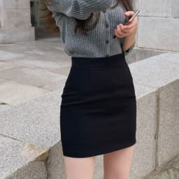 Midi Womens Skirt Suit with Skirts for Women Tight Wrap Grey Formal Office Vintage New In Premium Y2k Aesthetic Luxury Clothing