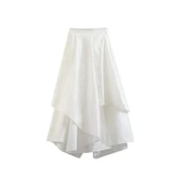Spring Autumn Streetwear Loose Casual Irregular A-Line Skirt Women High Waist All-Match Harajuku Y2k Skirt Female Clothes 2023