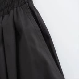 Mooyufon 2025 Women's temperament versatile loose and casual solid color high waisted skirt medium length A-line skirt