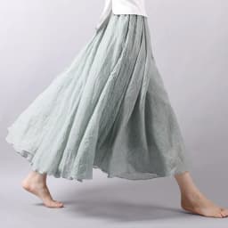 2026 Women Cotton Blending Long Skirts High Waist Good Quality Women Summer Boho Maxi Skirts Brand Faldas Femme Streetwear