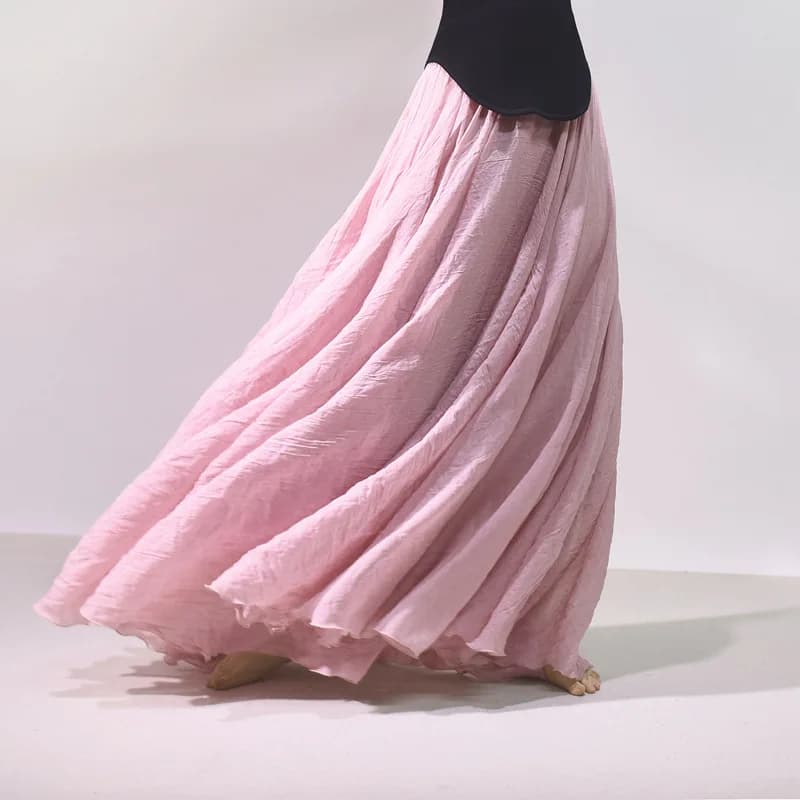 2026 Women Cotton Blending Long Skirts High Waist Good Quality Women Summer Boho Maxi Skirts Brand Faldas Femme Streetwear