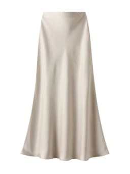 New In 2026 Women Spring Autumn Luxury Satin Long Skirts Female Elegant Office Lady High Waist Solid Color Faldas