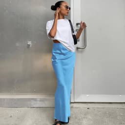2024 Women Fashion Satin Skirt High Waist Midi Skirt Stylish Women High Street Versatile Chic Elegant Female Skirt