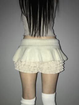 Low Waist Fluffy Plush Shorts with Drawstring And Belt Versatile Sweet Style A-Line Skirt Pants for Young Women Casual Wear