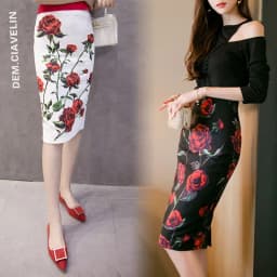 50% OFF On Sale Summer Women's long Pencil skirts High Waist Slim Bodycon Vintage Skirts korean jupe official store Falda Y2K