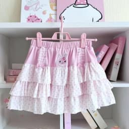 Y2k Harajuku Cute Mini Skirt Sweet Kawaii Lace Ruffles Skirt Japanese Preppy Style Women Subculture Chic High Waist Skirt 2026