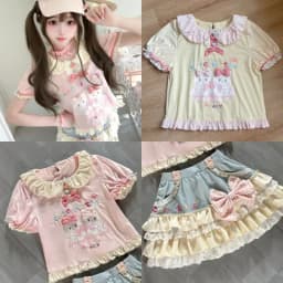 Y2k Harajuku Cute Mini Skirt Sweet Kawaii Lace Ruffles Skirt Japanese Preppy Style Women Subculture Chic High Waist Skirt 2026