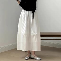 Spring Summer White Long Skirts for Woman Elegant Elastic High Waist Flared Umbrella Skirt Woman Casual Solid A-Line Maxi Skirt