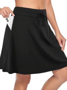 Girls' Summer Skirts Fake Two Girls' Underpants Skirts Running Outdoors Sport Skirt Pockets Fitness Casual Shorts 2025